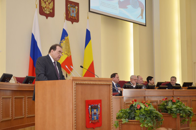 15-е заседание Законодательного Собрания Ростовской области: Контрольно-счетная палата Ростовской области отчиталась об итогах работы в 2014 году