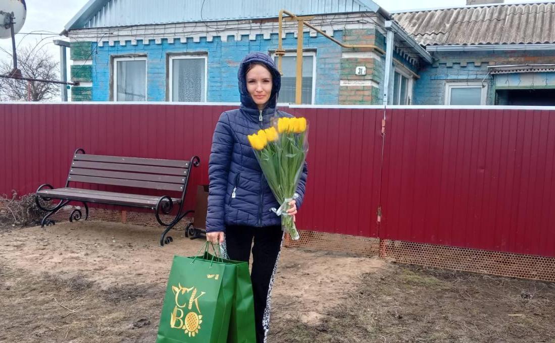 Анна Касьяненко поздравила с Международным женским днем семьи участников СВО