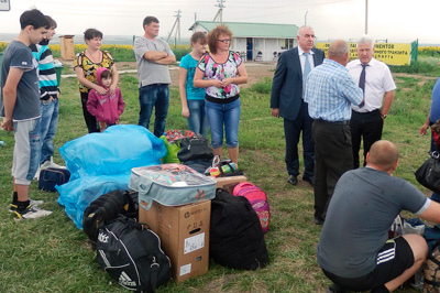 Депутат Асланбек Джиоев посетил Матвеево-Курганский район Ростовской области