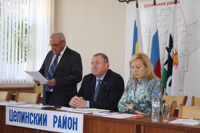Лариса Тутова посетила Целинский район Лариса Тутова посетила Целинский район