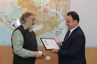 Арутюн Сурмалян поздравил с 77-летием Почетного архитектора Российской Федерации Рубена Мурадьяна