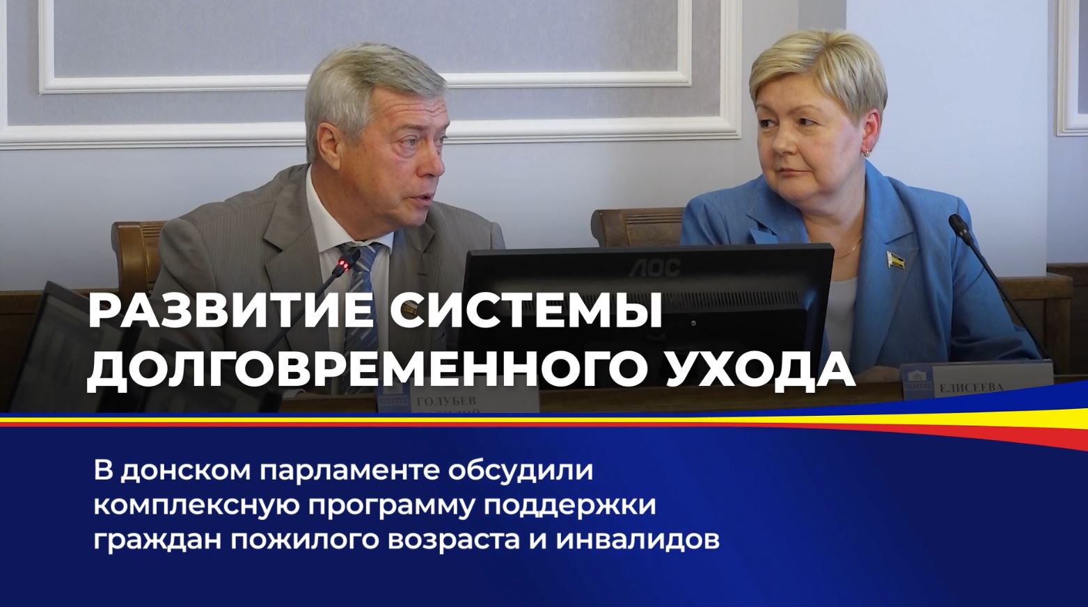 В Донском парламенте обсудили комплексную программу поддержки граждан пожилого возраста и инвалидов