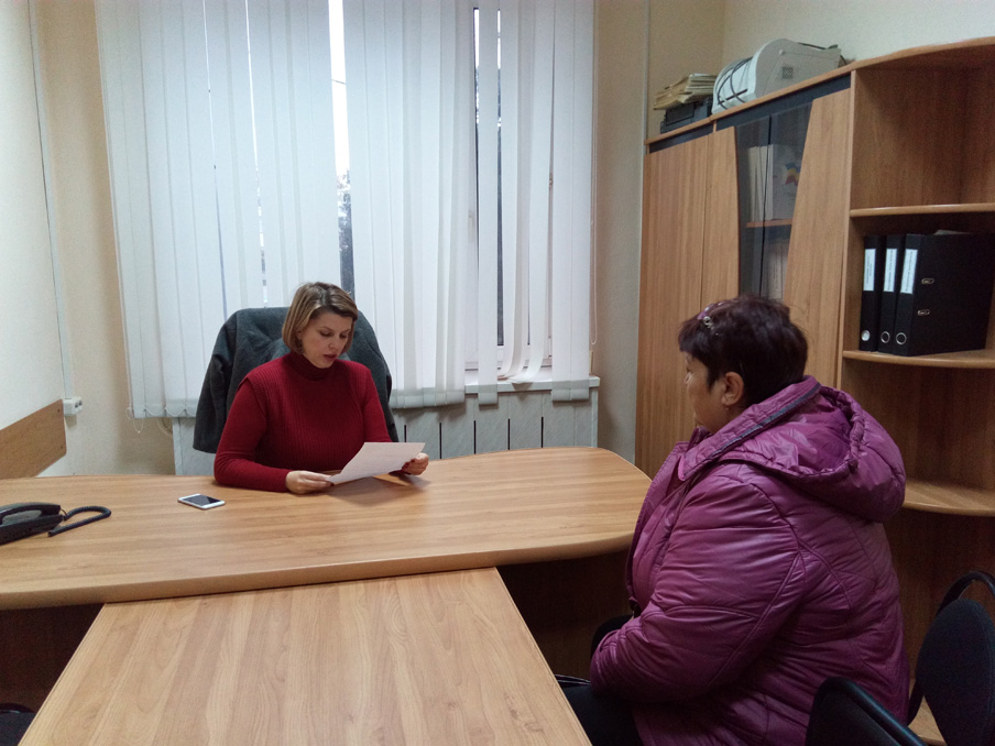 Анна Штабнова провела прием граждан Анна Штабнова провела прием граждан
