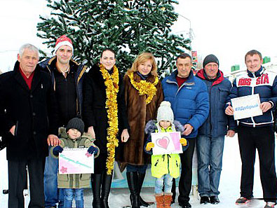 Лариса Тутова приняла участие в благотворительной акции «Рождественская сказка для Вероники»