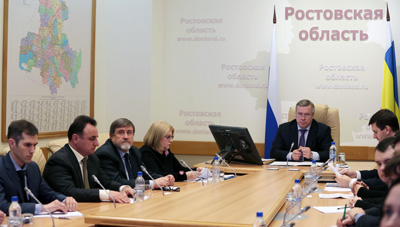 Депутат Донского парламента Арутюн Сурмалян принял участие в совещании с Губернатором Ростовской области