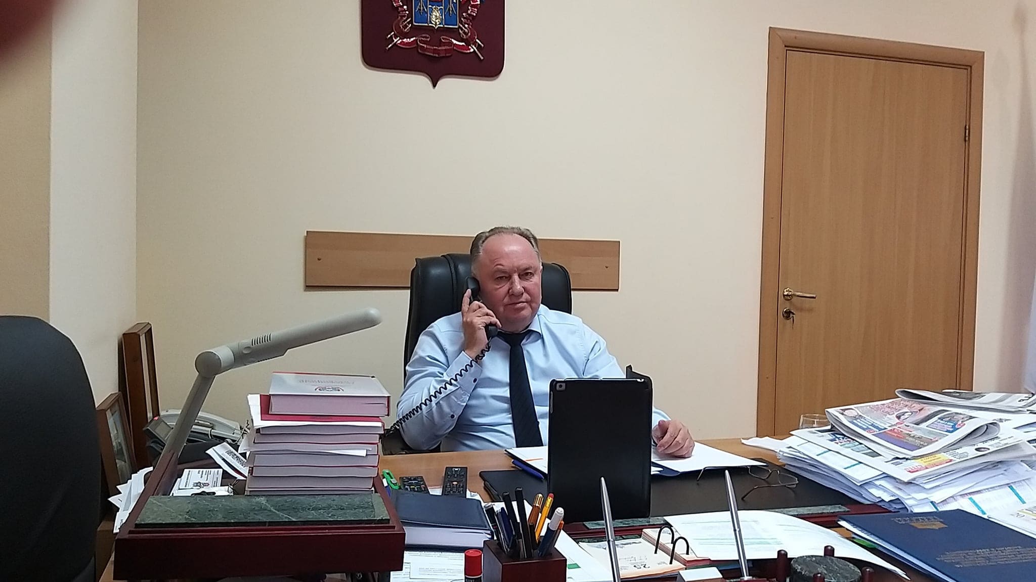 Андрей Харченко провел дистанционный прием граждан Владимировского сельского поселения