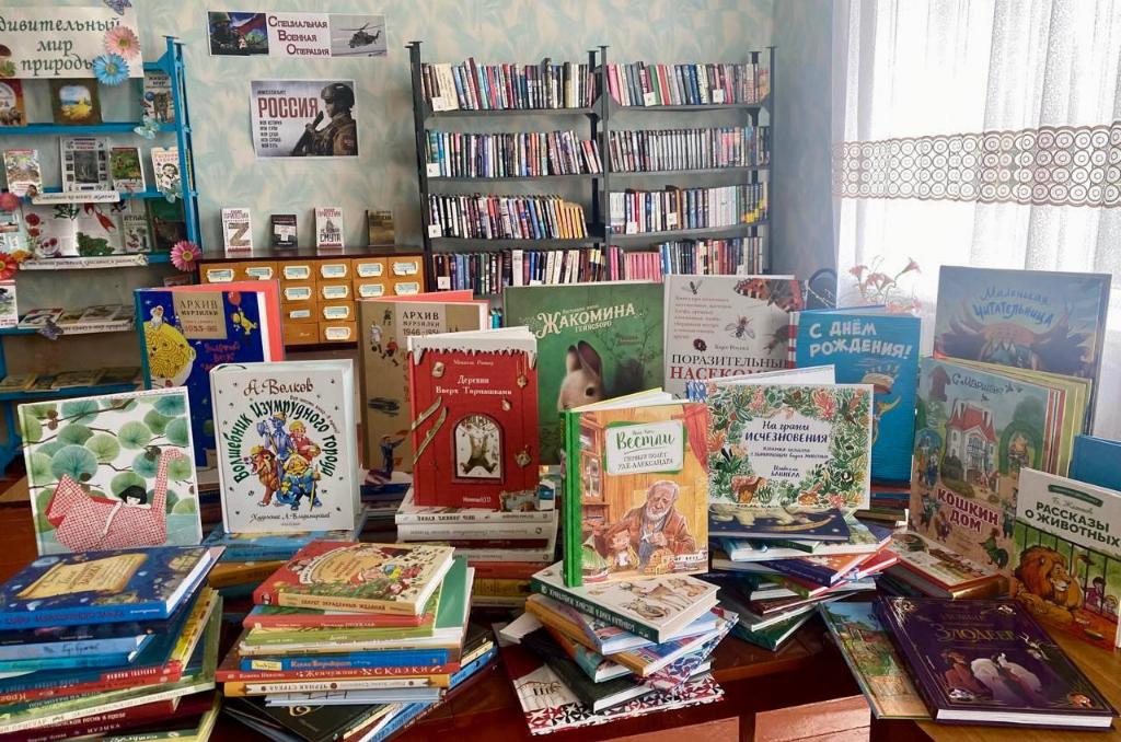 Анна Касьяненко пополнила фонды нескольких библиотек в Зерноградском районе