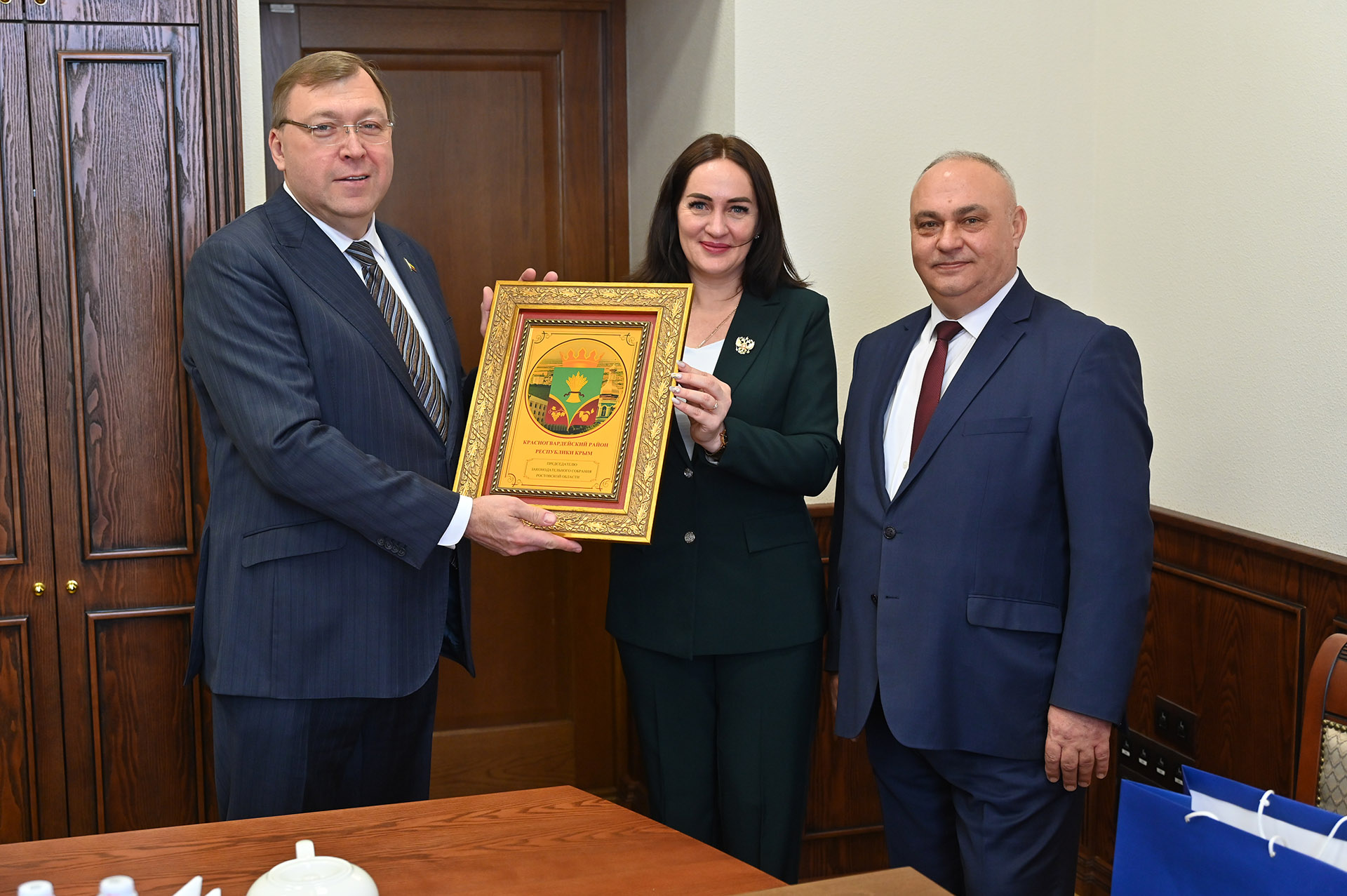 Александр Ищенко провел встречу с руководством Красногвардейского района Республики Крым 