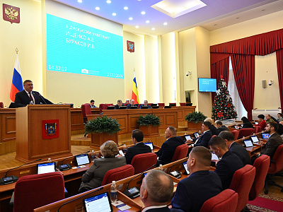 15-е заседание ЗС РО: Областной закон о продаже безалкогольных энергетиков приведен в соответствие с федеральным законодательством