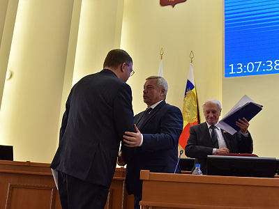 Изображение новости Первое заседание донского парламента VII созыва №37
