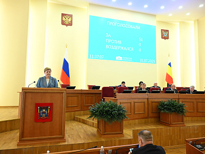 22-е заседание ЗС РО: Депутаты считают необходимым усилить гарантии граждан на бесплатное получение социального обслуживания