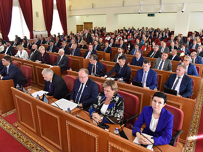 Изображение новости Первое заседание донского парламента VII созыва №9
