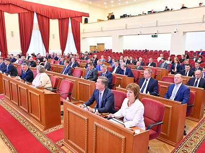 Изображение новости Шестнадцатое (внеочередное) заседание Законодательного Собрания Ростовской облаcти №1