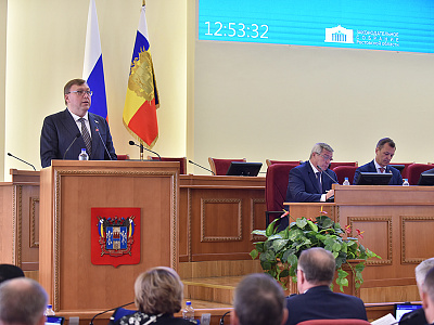 Изображение новости Первое заседание донского парламента VII созыва №32