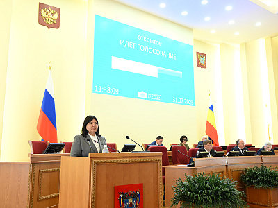 22-е заседание ЗС РО: Расширены формы поддержки в отношении спортивных клубов и центров раннего физического развития детей