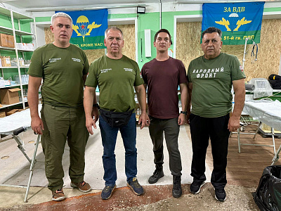 Борис Гуркин передал помощь военному госпиталю в Курской области