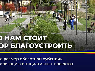 Вырос размер областной субсидии на реализацию инициативных проектов